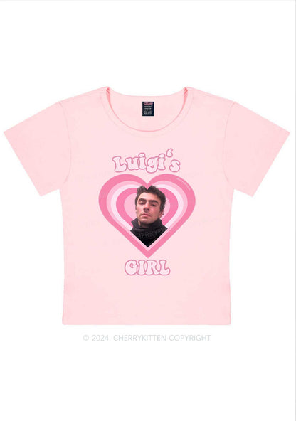 Luigis Girl Y2K Baby Tee Cherrykitten
