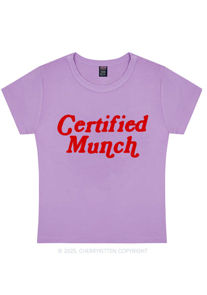 Certified Munch Y2K Baby Tee Cherrykitten