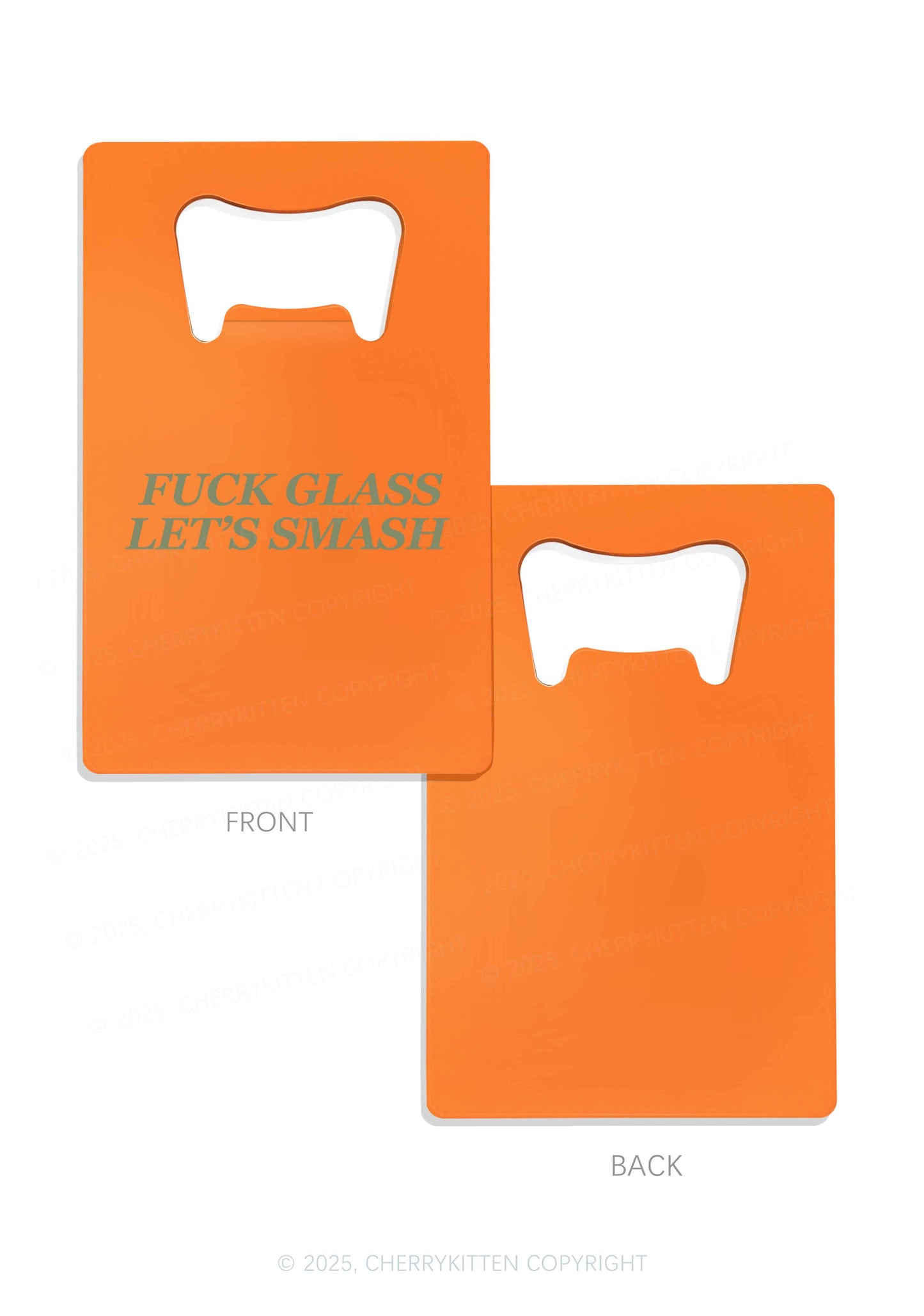 Fxxk Class Smash Y2K Credit Card Bottle Openers Cherrykitten