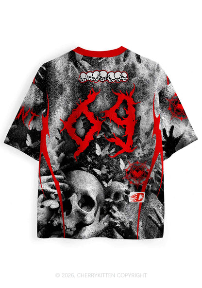 Halloween Punk Cxxt Y2K Sport Jersey Shirts Cherrykitten