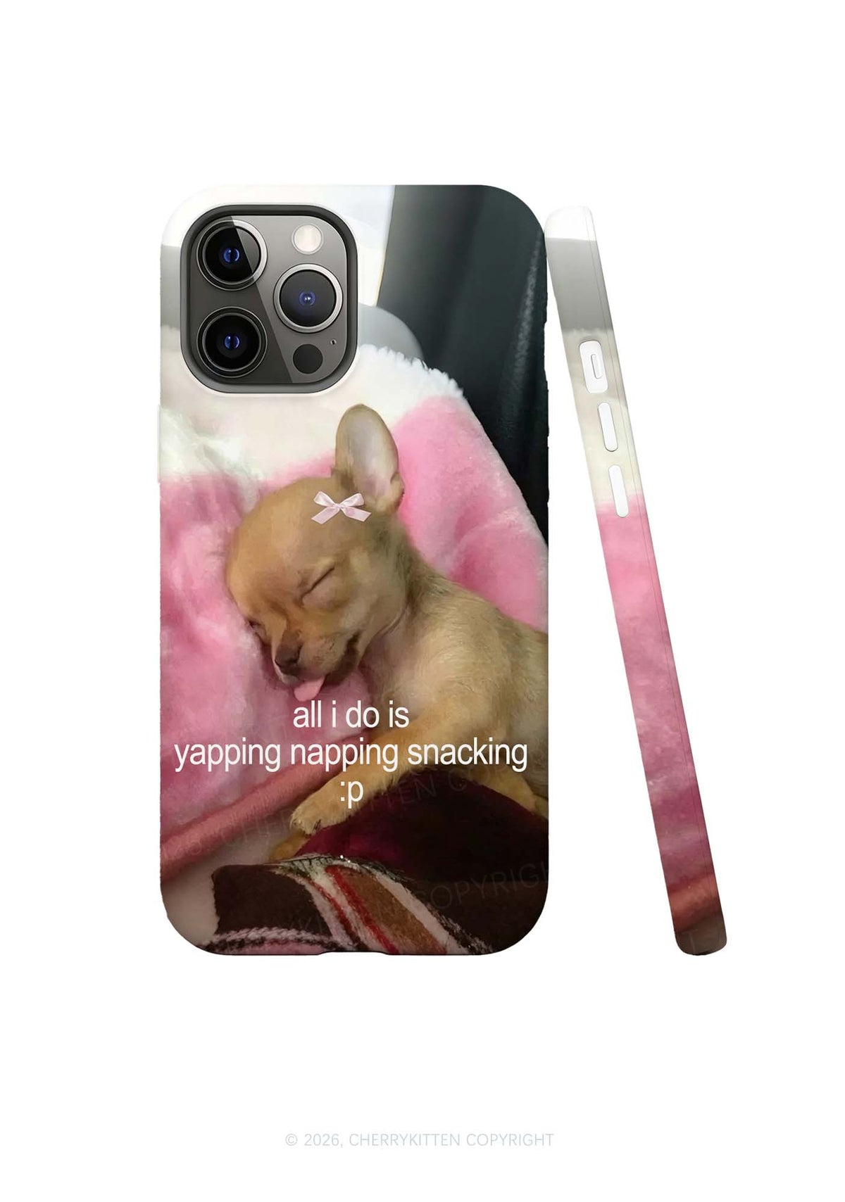 All I Do Is Yapping Y2K Phone Case Cherrykitten