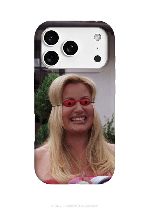 Red Eyes Sunglasses Lady Y2K Phone Case Cherrykitten