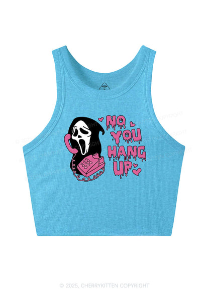 Halloween No You Hang Up Y2K Crop Tank Top Cherrykitten