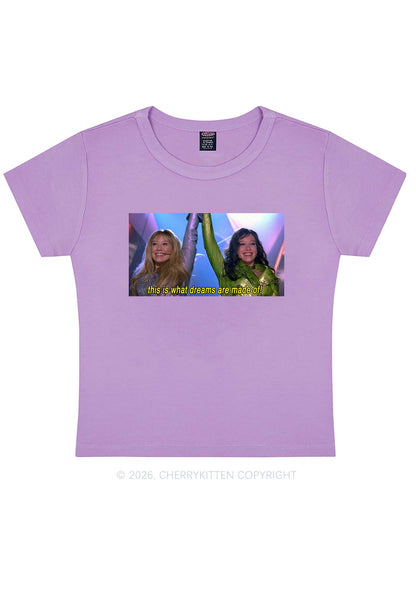 This Is What Dreams Are Y2K Baby Tee Cherrykitten