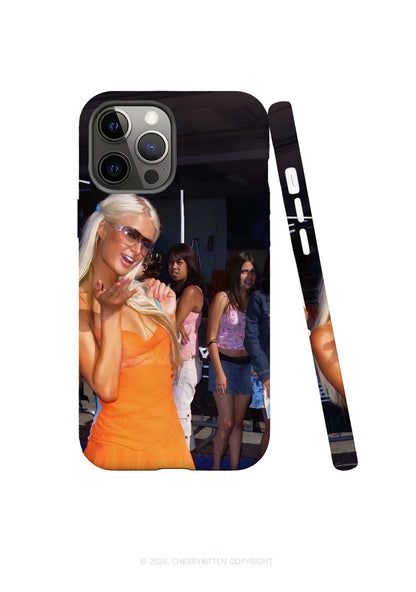 Orange Dress Girl Y2K Phone Case Cherrykitten