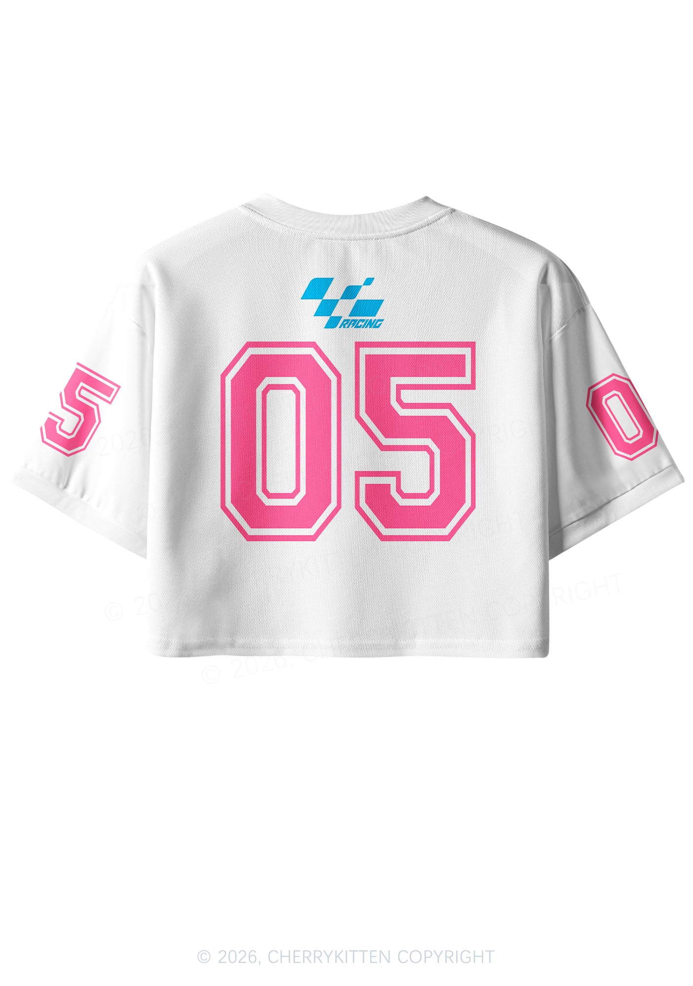 Custom Pink BDSM Y2K Crop Sport Jersey Shirts Cherrykitten