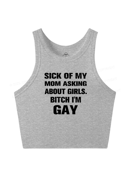 Bxxch Im Gay Pride Y2K Crop Tank Top Cherrykitten