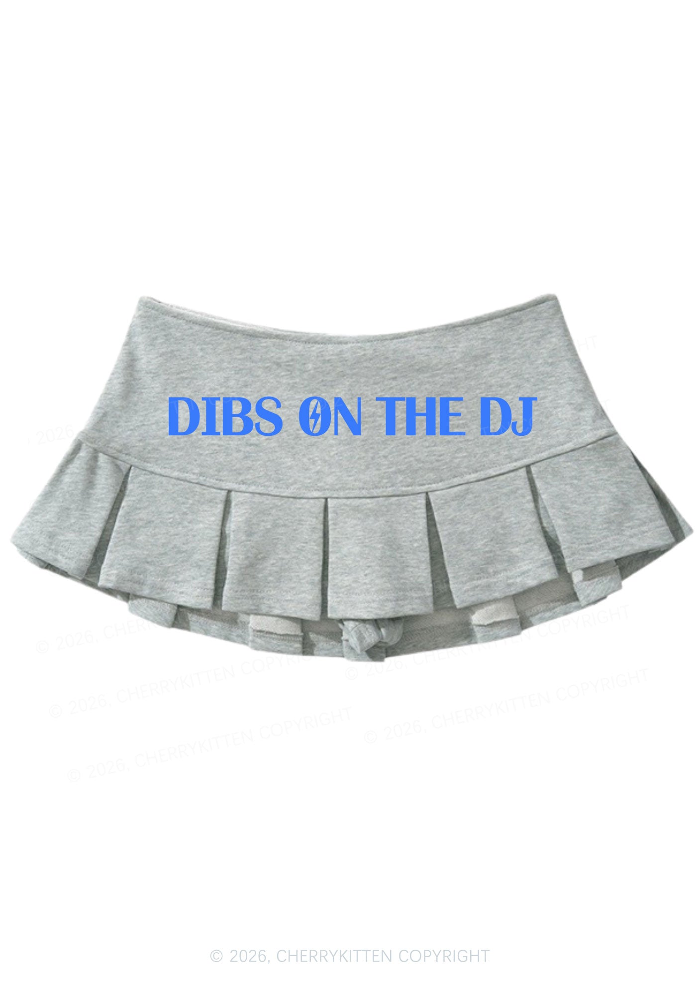 Dibs On The DJ Y2K Mini Pleated Skirts Cherrykitten
