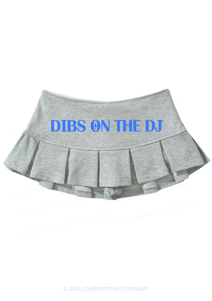 Dibs On The DJ Y2K Mini Pleated Skirts Cherrykitten