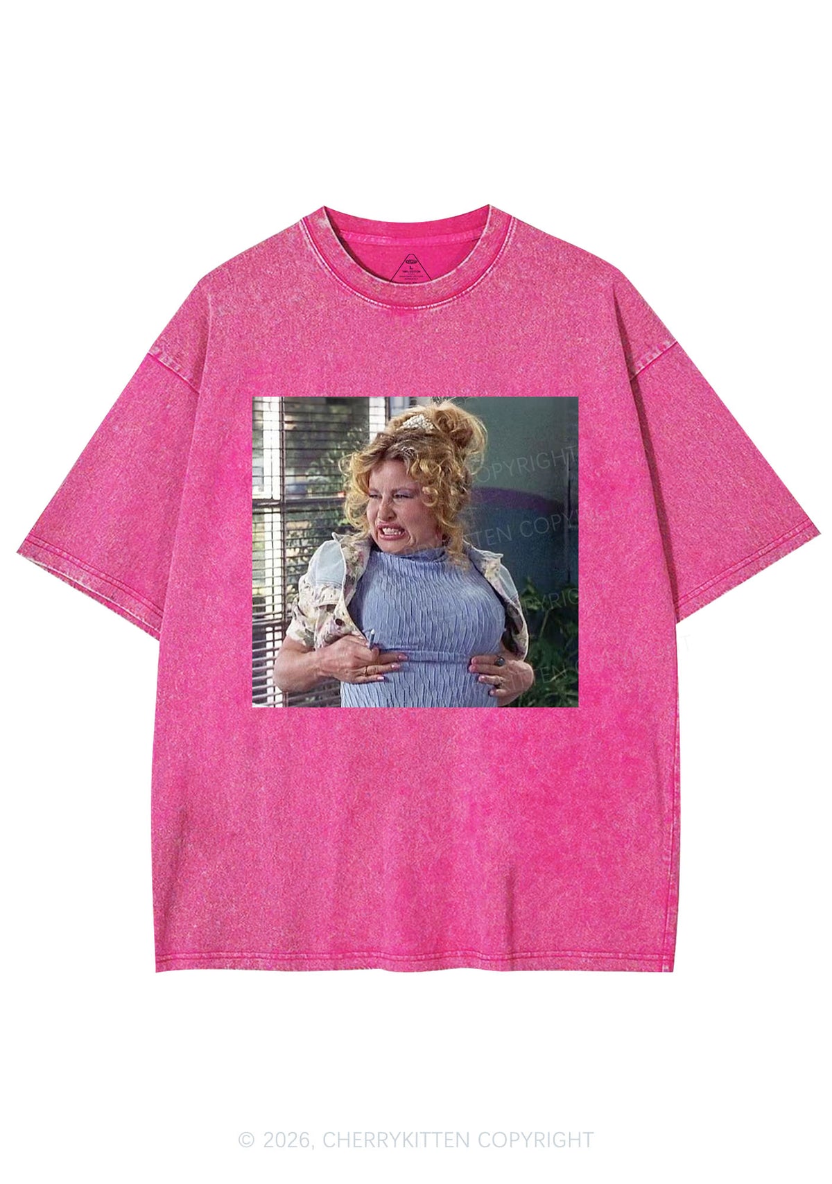 Huge Bxxb Blonde Y2K Shirts Washed Tee Cherrykitten