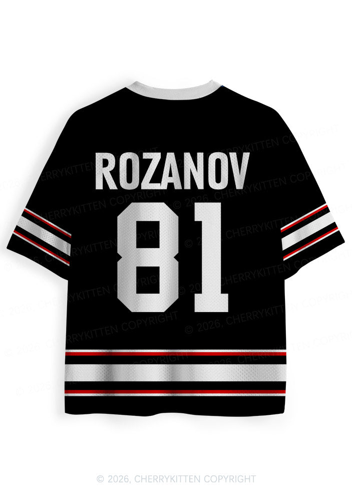 Retro Red Kissing HR Y2K Sport Jersey Shirts Cherrykitten