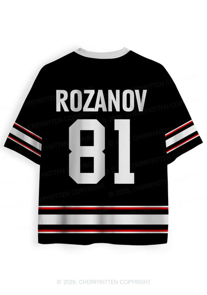 Retro Red Kissing HR Y2K Sport Jersey Shirts Cherrykitten