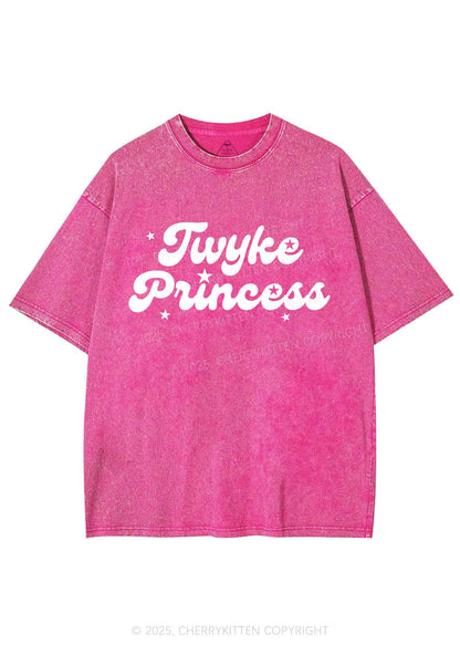 Twyke Princess Pride Y2K Shirts Washed Tee Cherrykitten