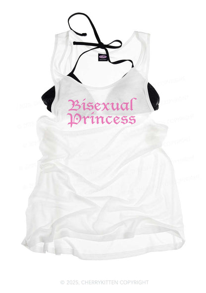 Bisexual Princess Pride Y2K Sheer Boyfriend Tank Cherrykitten
