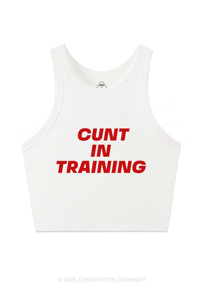 Cxxt In Training Y2K Crop Tank Top Cherrykitten