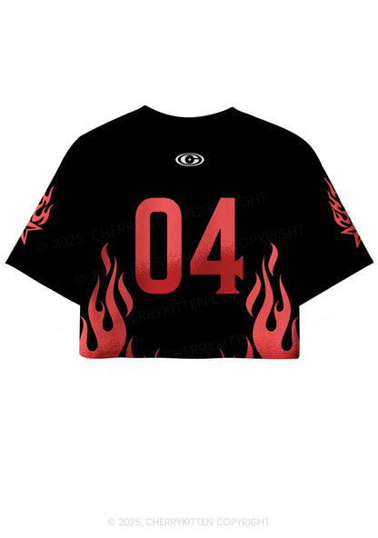 Custom Kiss Girls Pride Y2K Crop Sport Jersey Shirts Cherrykitten