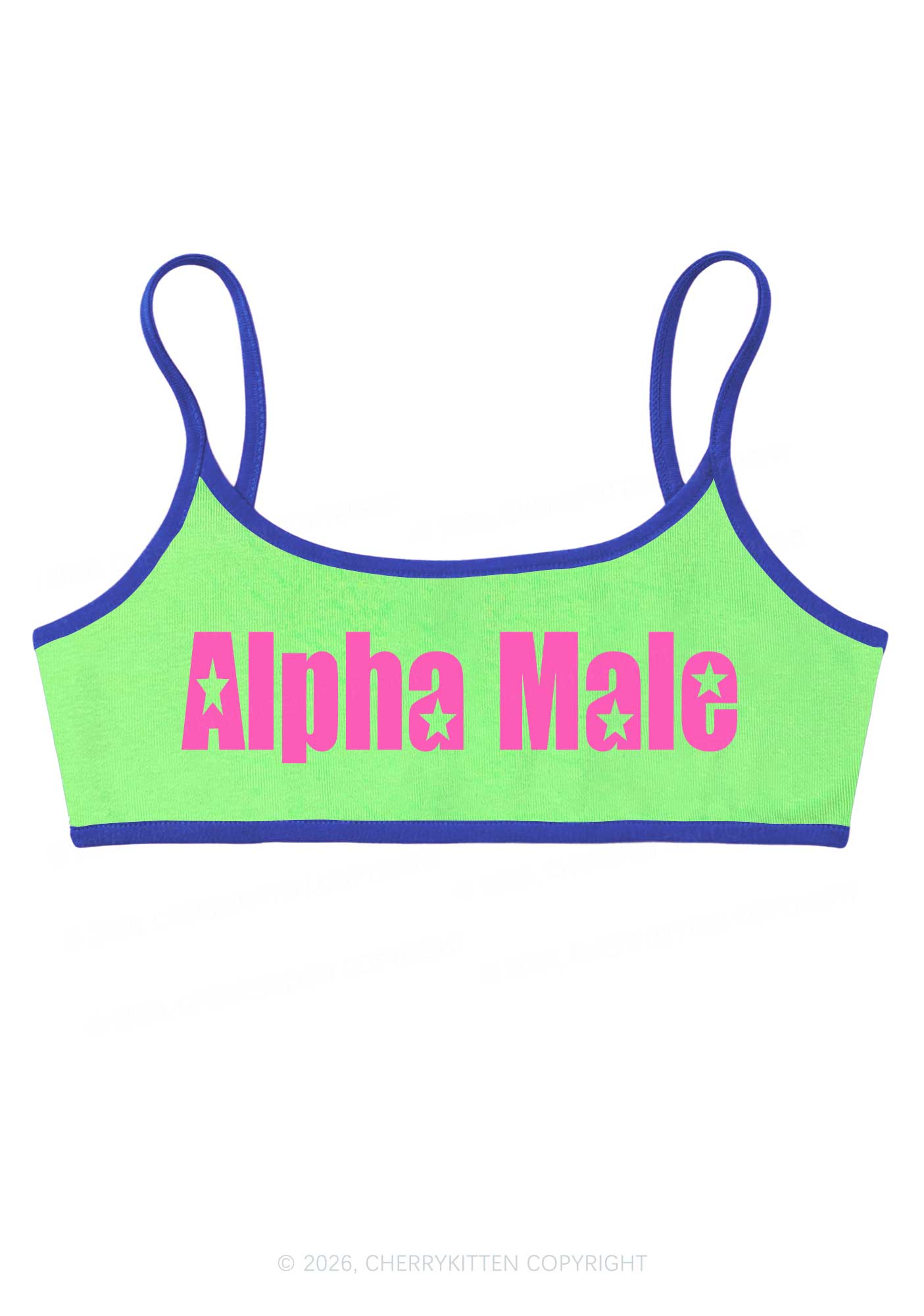 Alpha Male Y2K Super Crop Cami Cherrykitten