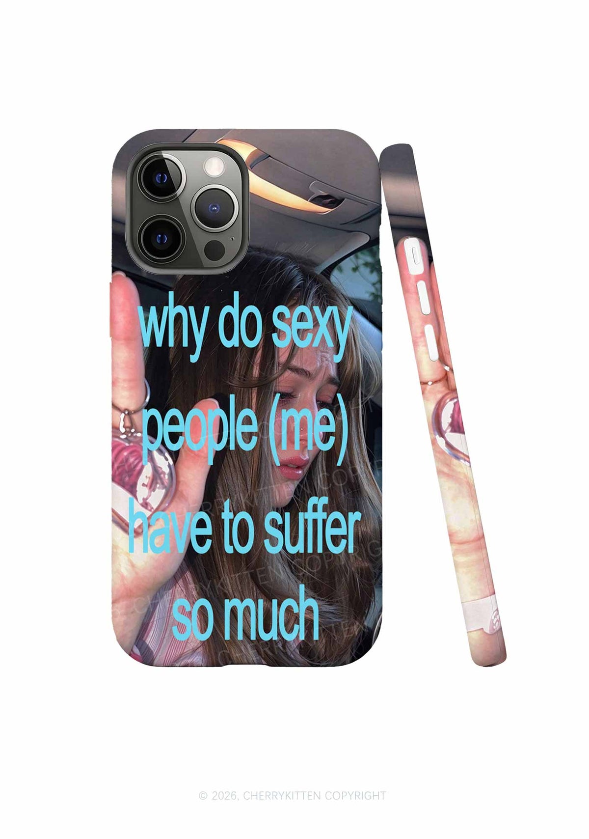 Sxy People Suffer So Much Y2K Phone Case Cherrykitten