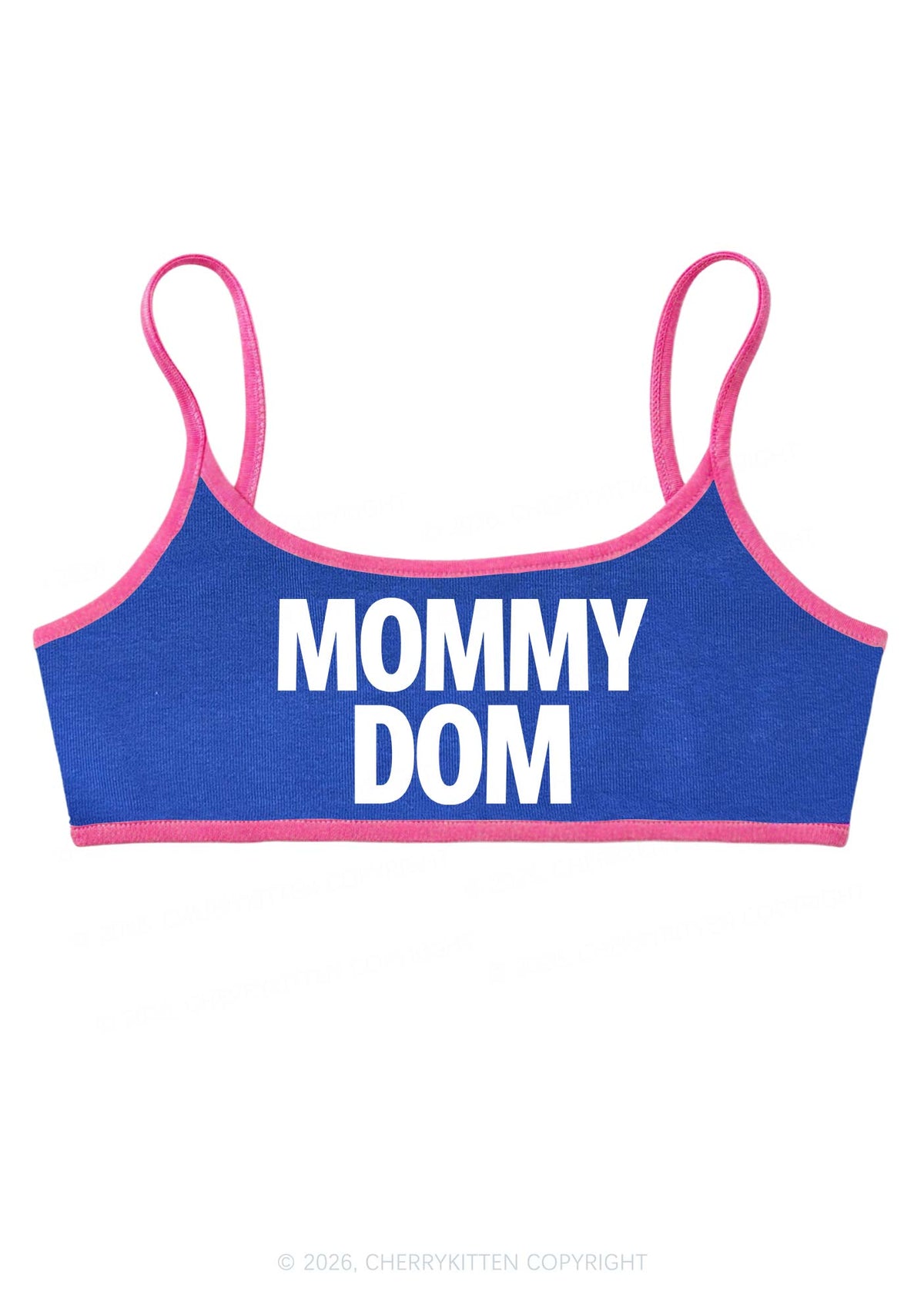 Mommy Dom Y2K Super Crop Cami Cherrykitten