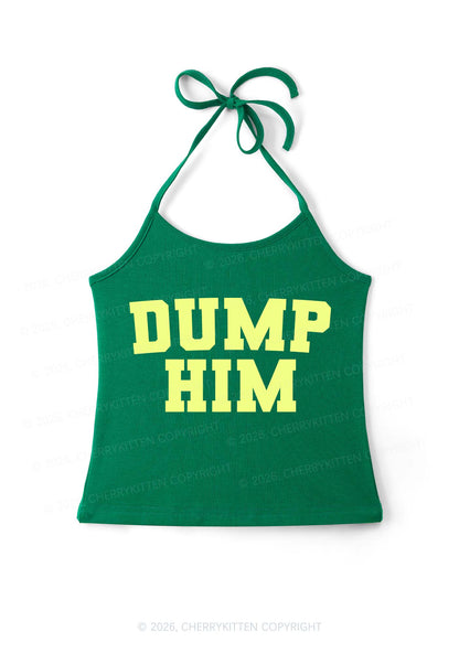 Dump Him Y2K Halter Neck Cami Cherrykitten
