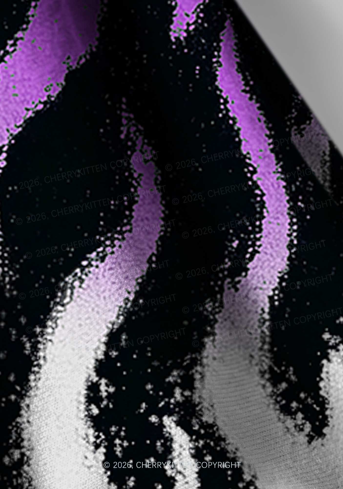 Asexual Flame Pride Y2K Print Headband Cherrykitten