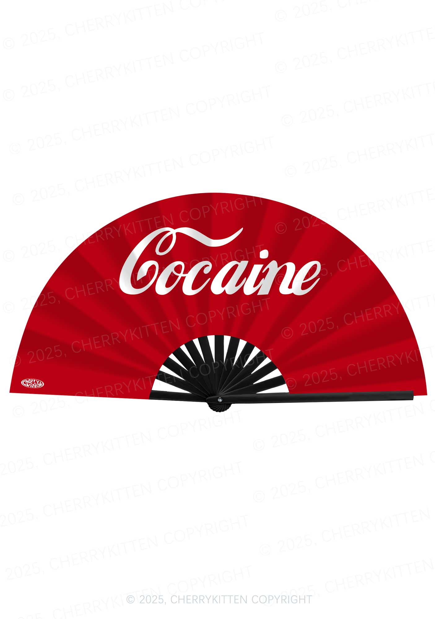 Special Cola Y2K Rave Hand Fan Cherrykitten