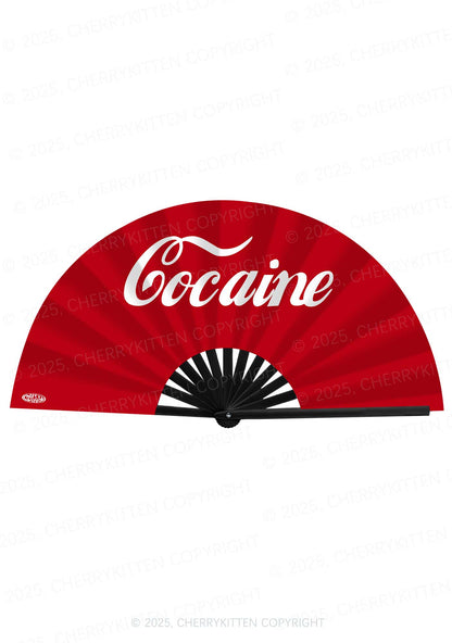 Special Cola Y2K Rave Hand Fan Cherrykitten