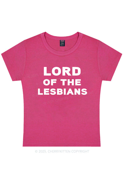 Lord Of The Lesbians Y2K Baby Tee Cherrykitten