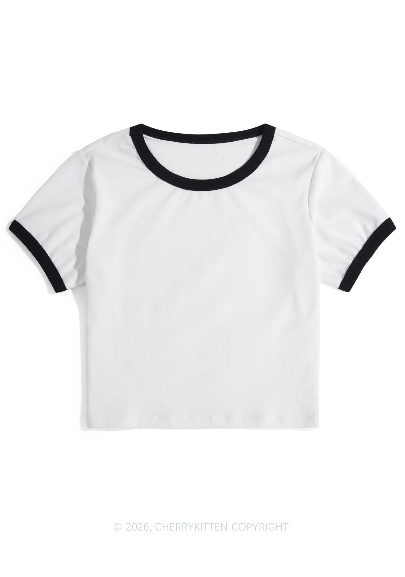 Plain Y2K Ringer Tee Cherrykitten