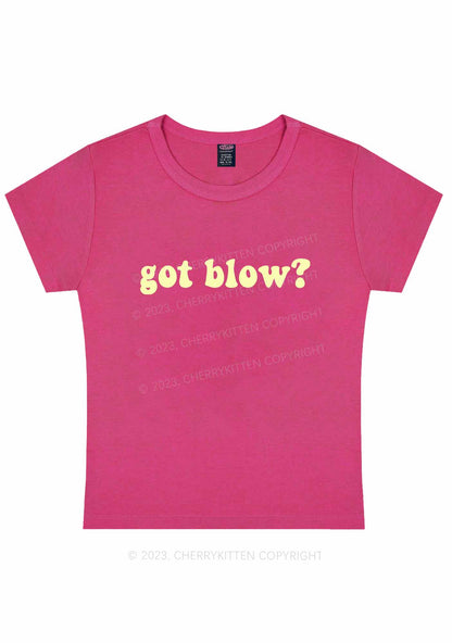 Got Blow Y2K Baby Tee Cherrykitten