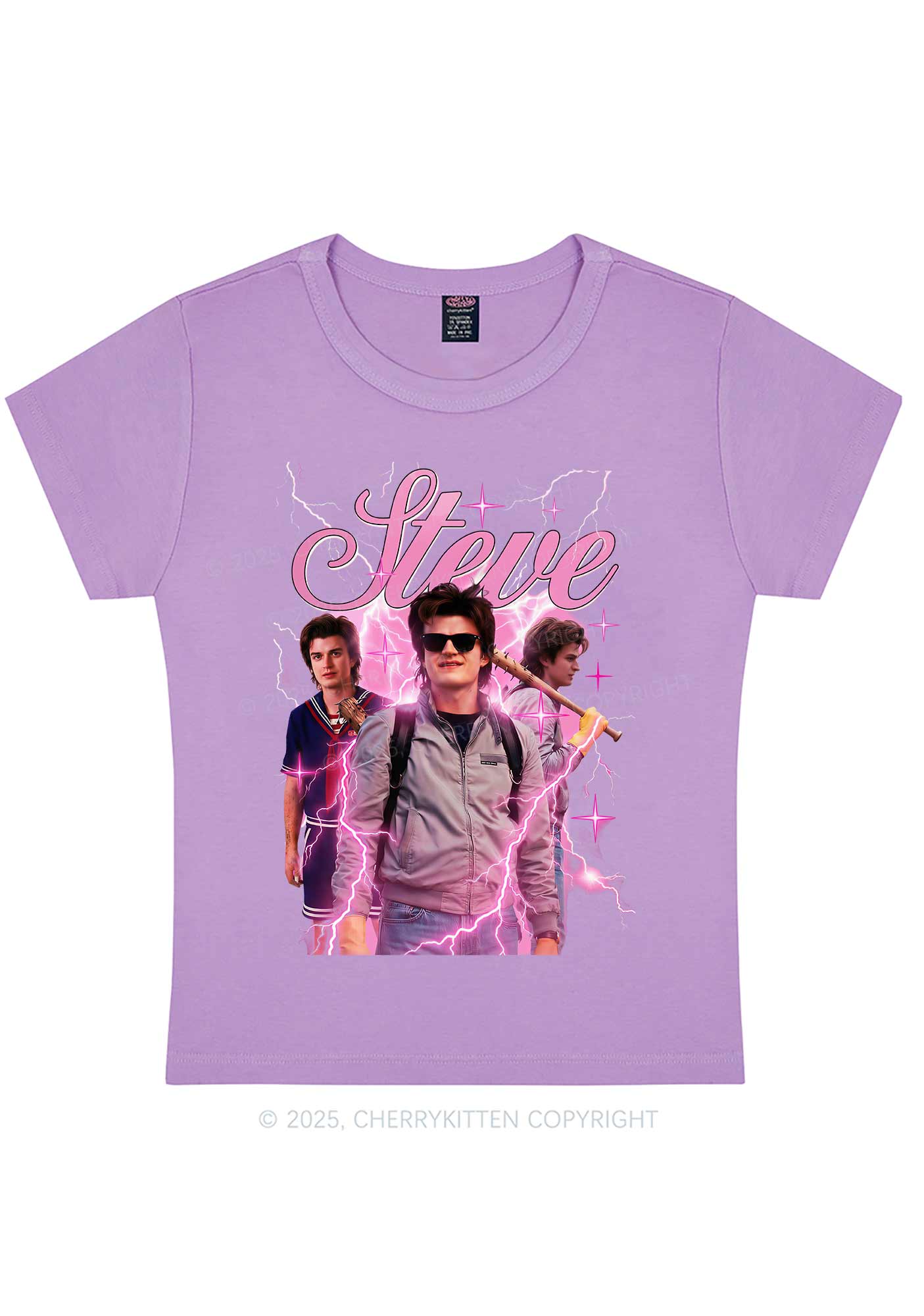 SH Pastel Spark Y2K Baby Tee Cherrykitten