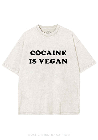 Cola Is Vegan Y2K Shirts Washed Tee Cherrykitten