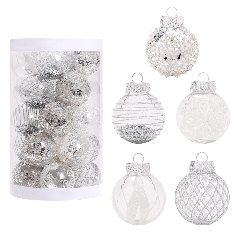 PET Painted Y2K Christmas Ball Set