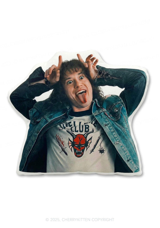 EM Hell Club Prankster Y2K Ugly Pillow Cherrykitten