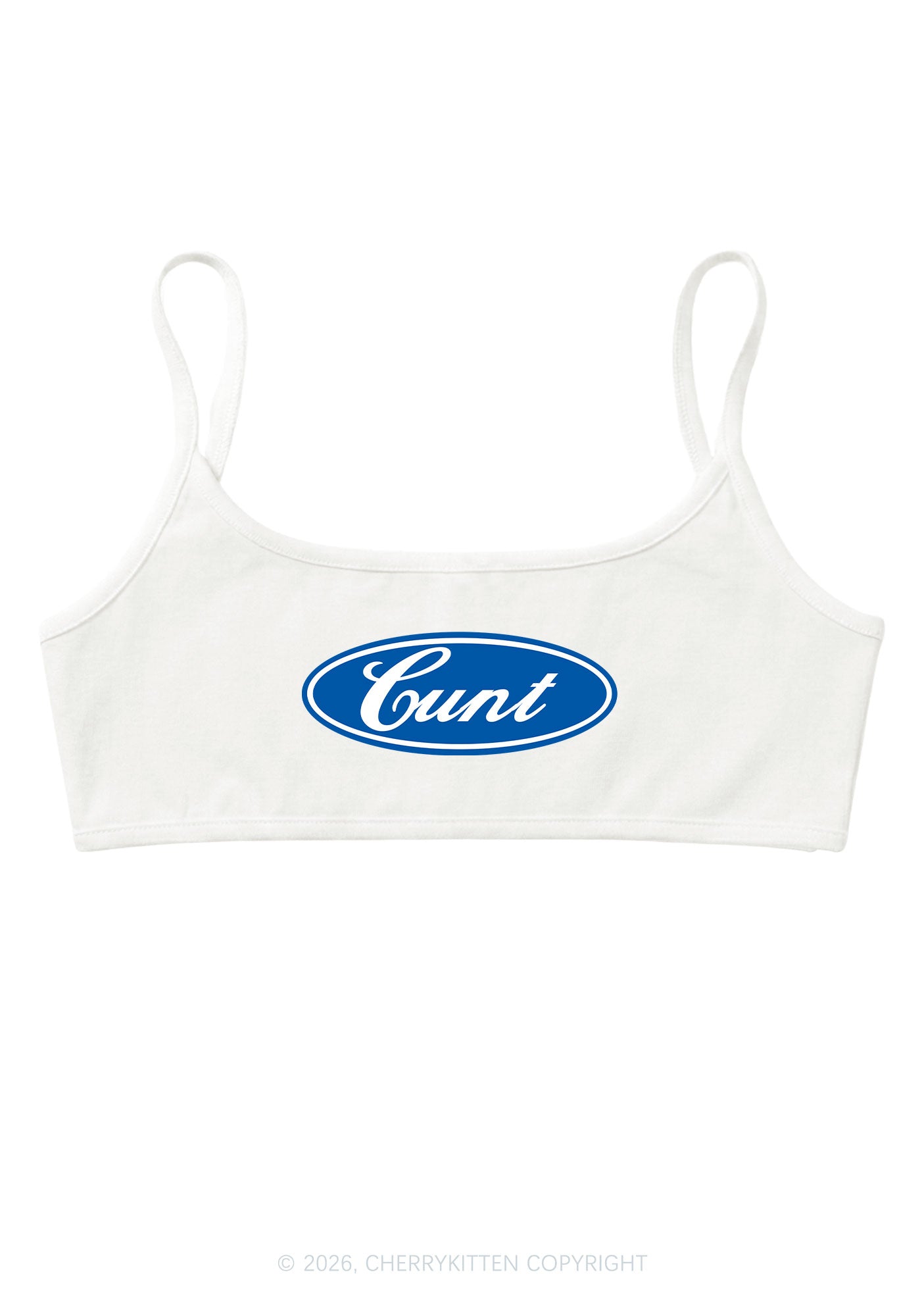 Oval Cxxt Y2K Super Crop Cami Cherrykitten