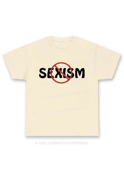 Stop Sexism Y2K Chunky Shirt Cherrykitten