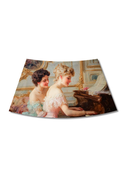 Elegant Piano Room Pride Y2K Print Mini Skirt Cherrykitten