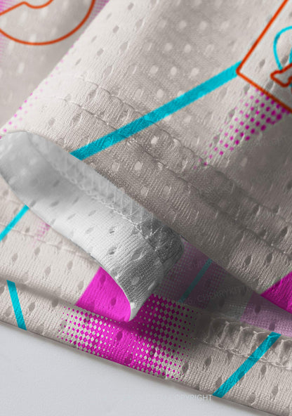 Custom Name Retro Pink Y2K Sport Jersey Shirts Cherrykitten