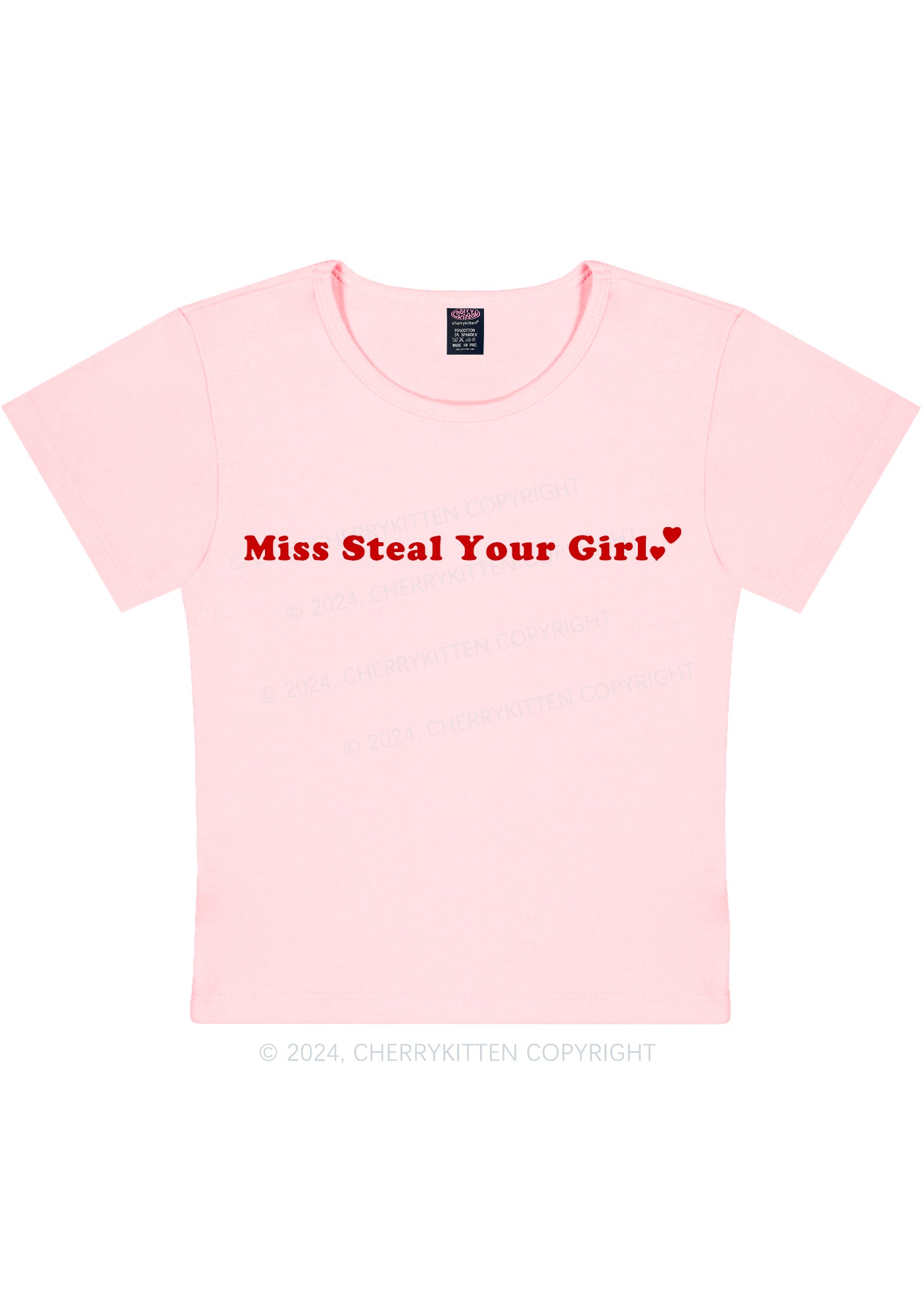 Miss Steal Your Girl Y2K Baby Tee Cherrykitten