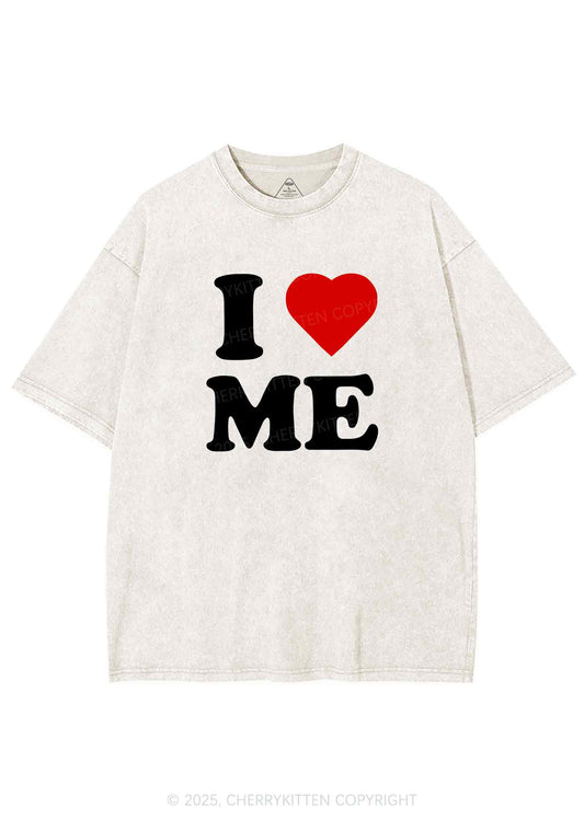 I Love Me Y2K Shirts Washed Tee Cherrykitten