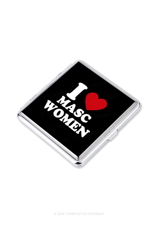 I Love Masc Women Pride Y2K Cigarette Case Cherrykitten