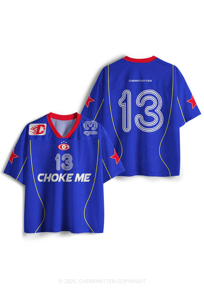 Custom Choke Me Y2K Sport Jersey Shirts Cherrykitten