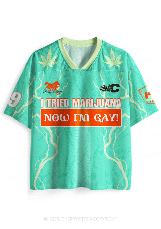 Now Im Gay Pride Y2K Sport Jersey Shirts Cherrykitten