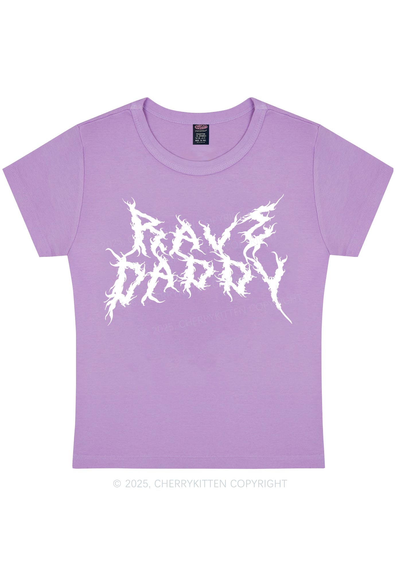 Rave Daddy Y2K Baby Tee Cherrykitten