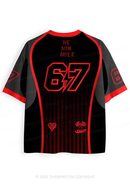 He Him Hole Pride Y2K Sport Jersey Shirts Cherrykitten