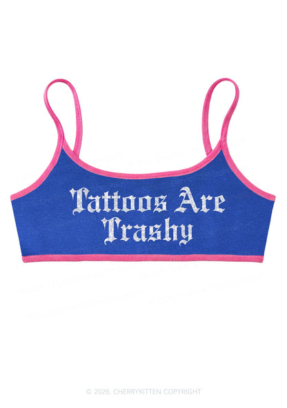 Glitter Tattoos Are Trashy Y2K Super Crop Cami Cherrykitten