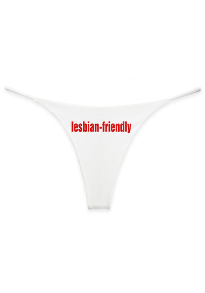 Lesbian Friendly Pride Y2K Bikini String Thong Cherrykitten