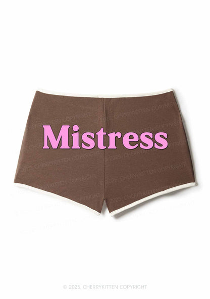 Mistress Y2K Booty Shorts Cherrykitten