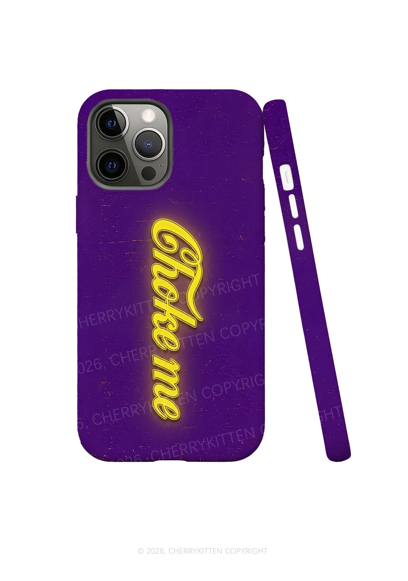 Yellow Choke Me Y2K Phone Case Cherrykitten
