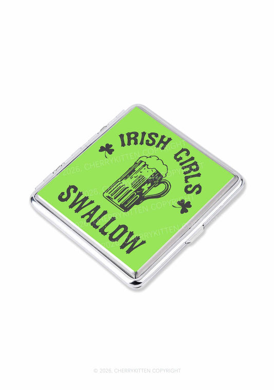 Irish Girls Swallow St Patricks Y2K Cigarette Case Cherrykitten